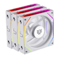Kit 3 Ventiladores Balam Rush Eolox Link Exl95/ Flujo De Aire Optimo / Velocidad 1800 Rpm / Silencio Con Poder / Conexión Daisy-Chain / Rgb / Blanco / Br-942096 — BALAM RUSH · SKU CF-531