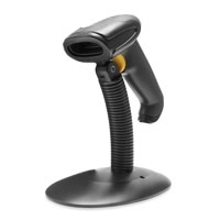 Lector De Codigos De Barra Ghia Gslb1 / 1D / Laser / Usb / Con Base / Negro
