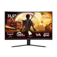 Monitor Aoc Gamer Curvo 32 / C32G42Ze / Panel Va / 240 Hz / T.r. 4 Ms Gtg / 0.3 Ms Mprt / Adaptive Sync / Hdmi / Vga / Dp / Aspecto 16:9 / Resolucion 1920 X 1080 / Brillo 300 Cd/M2 / Vesa — AOC · SKU MNL-3069