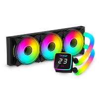 Enfriamiento Liquido Ocelot Gaming Oel360 / 360Mm / Argb / 70 Cfm / 1800 Rpm / 32 Db / Intel Y Amd / Color Negro — OCELOT GAMING · SKU CF-476