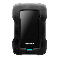 Disco Duro Externo Adata Hd330 2Tb Portatil 2.5 Usb 3.2 Windows Mac Linux Contragolpes Slim Color Negro Ahd330-2Tu31-Cbk