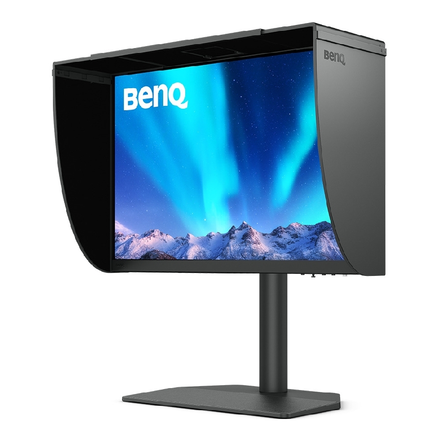 Monitor Benq Fotografia Sw242Q 24.1 / 2.5K Qhd / Ips / 60Hz / 5Ms / Hdmi, Displayport, Usb-B, Usb-C, Lector De Tarjetas / Hdr10 / Audifonos / Eye Care / Ergonomico / Negro / Garantia 3 Años — BENQ · SKU MNL-2780