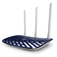 Router | Tp-Link | Archer C20W | Wisp | Ac750 | Dual Band 2.4Ghz A 300Mbps Y 5Ghz A 433Mbps | 4 Puertos Lan 10/100 1 Puerto Wan 10/100 Y 3 Antenas Fijas Omnidireccionales — TP LINK · SKU NIC-3005