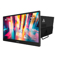 Monitor Portatil Acteck Linkpad Lp15Y / 15.6 Pul / Plano / Ips / Relacion 169 / Full Hd / Sin Marco / 60 Hz / Ultraportatil / Hdr10 / Multilinge E Intuitivo / Bocinas Integradas / Negro / Ac-943093 — ACTECK · SKU MNL-2880