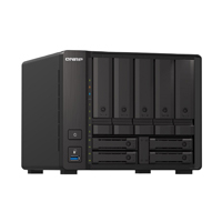 Nas Qnap Ts-H973Ax-32G/ 9 Bahias /5 De 3,5 4 De 2,5/Nucleo Cuadruple 2.2Ghz/32Gb Ddr4 Sodimm Hasta 64Gb/2 Pto 2,5 Gbe/1 Pto 10 Gbe /Usb 3.2 X3/ Hotswap/ No Incluye Discos/Amd Ryzen V1500B — QNAP · SKU SAM-786