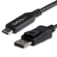 Cable Adaptador De 1.8M Usb-C A Displayport - Conversor Usb Tipo C A Dp - 8K 60Hz Hbr3 - Convertidor Thunderbolt 3 Displayport - Startech.com Mod. Cdp2Dp146B — STARTECH.COM · SKU CB-2462