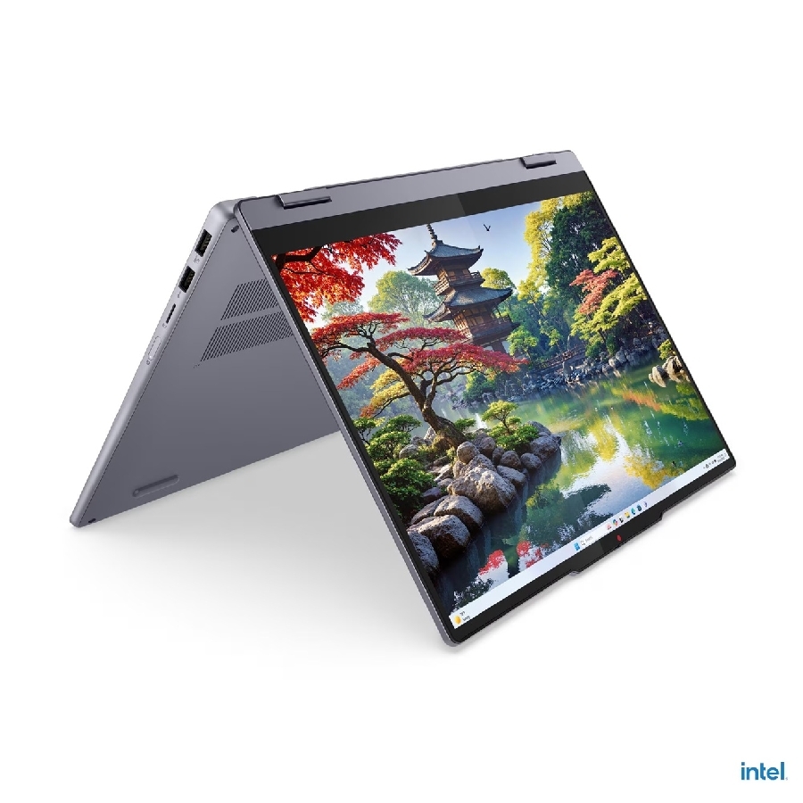 Laptop Lenovo Ideapad 5 2 En 1 14Ial10/Core Ultra 5 225H 1.7 Ghz/16Gb/512Gb/14 Wuxga/Touch/360°/Color Luna Gray/Win 11 Home/1 Año En Centro De Servicio