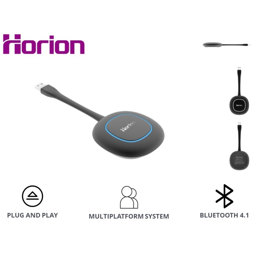 Dispositivo Streaming Inalambrico Horion Ht-3 Wireless Screen Mirroring Para Pizarron Interactivo — HORION · SKU AC-11186