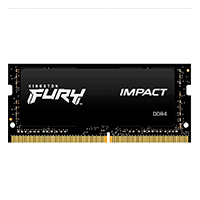Memoria Ram Kingston Sodimm Ddr4 32Gb 3200Mt/S Fury Impact Black Cl20 260Pin 1.2V C/Difusor De Calor P/Laptop Kf432S20Ib/32 · SKU RAM-3963