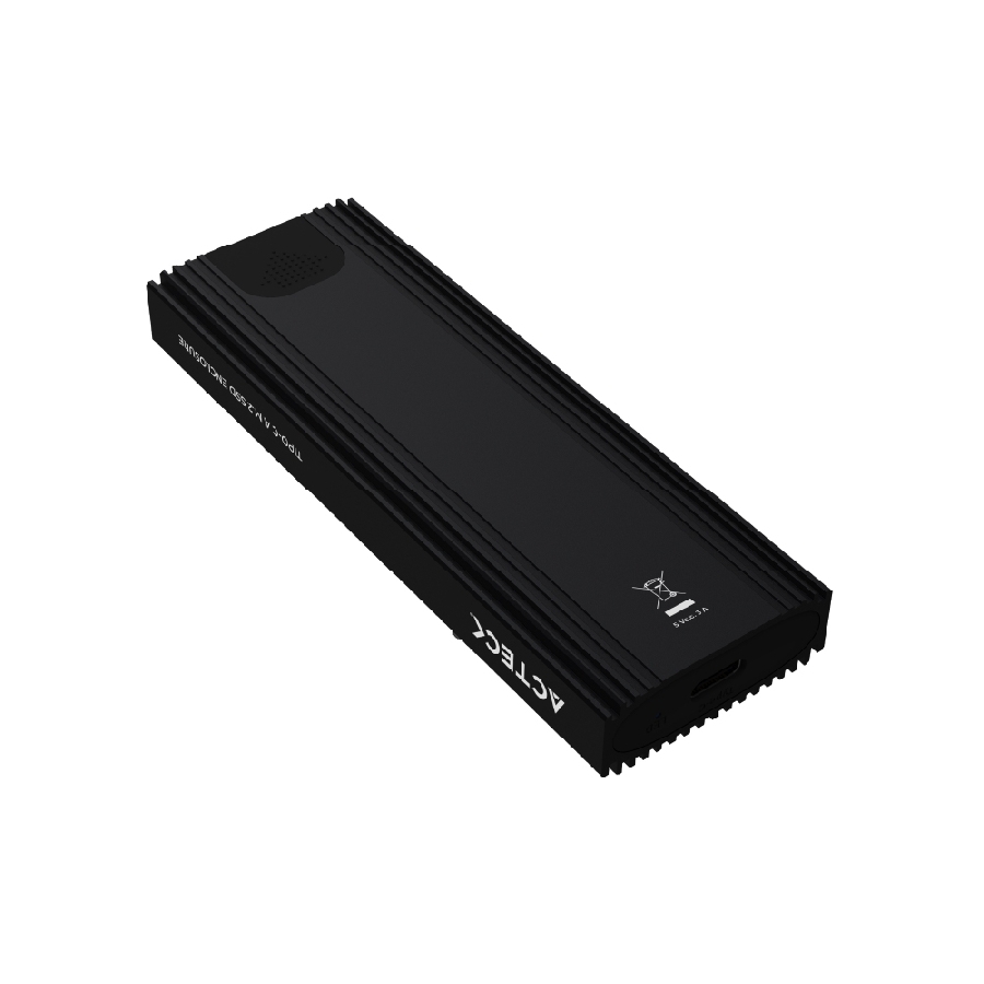 Carcasa Case Enclosure Acteck Armor Pro Hc660 / Disco Duro Ssd M.2 / Usb C 3.1 / 10 Gpbs / Protocolo Uasp - Trim / Max 4 Tb / Aluminio / Negro / Ac-936453 — ACTECK · SKU AC-12289