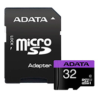 Memoria Adata Micro Sdhc 32Gb Uhs-I Clase 10 C/Adaptador Ausdh32Guicl10-Ra1 — ADATA · SKU RAM-2164