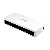 Switch Ghia 8 Puertos Rj45 10/100 Mbps No Administrable Auto Mdi/Mdix Half Full Duplex