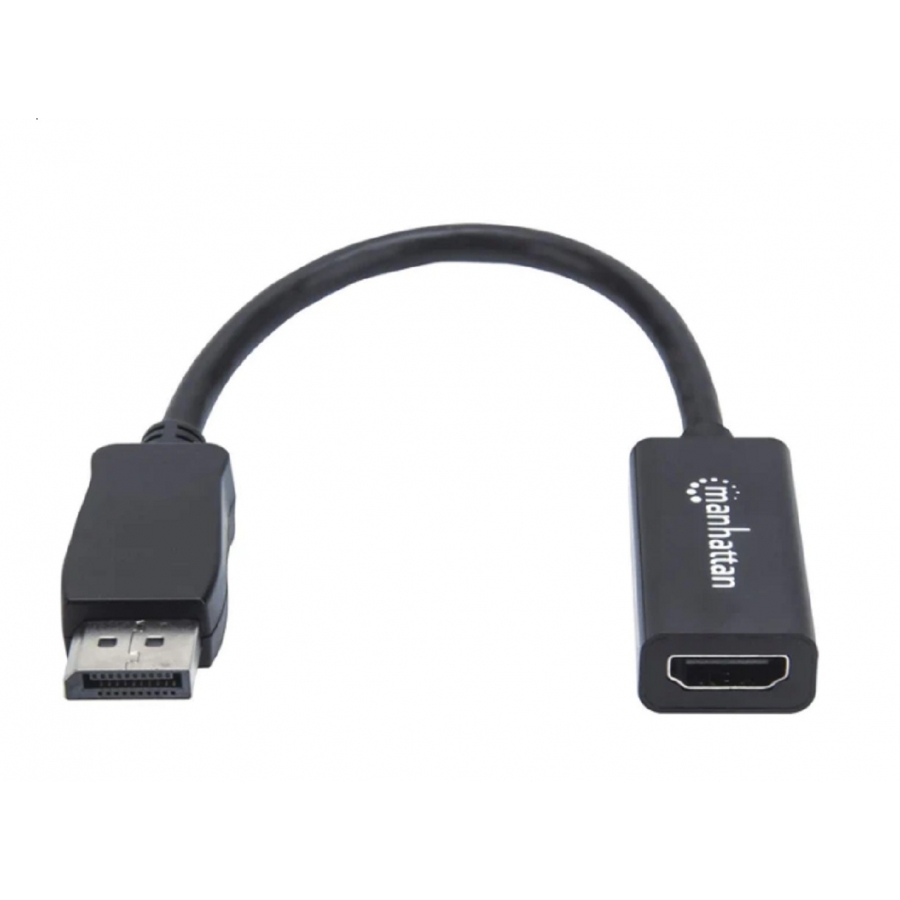 Adaptador Displayport,Manhattan,151634, M A Hdmi H, Cable 15Cm 1080P — MANHATTAN · SKU AC-10779