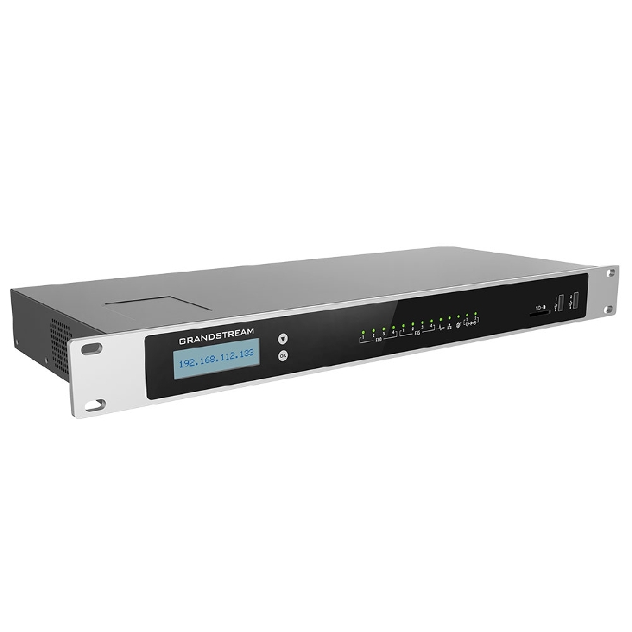 Conmutador Ip Grandstream Ucm6304/ 4 Fxo 4 Fxs 2500 Extensiones Sip 350 Llamadas Simultaneas 3 Puerto Gigabit Montaje En Rack Y Escritorio Compatible Con Gdms Remote Connet Wave