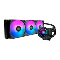 Disipador De Enfriamiento Liquido Cooler Master Masterliquid Serie Core Nex 360 / Argb / Negro / Gamer