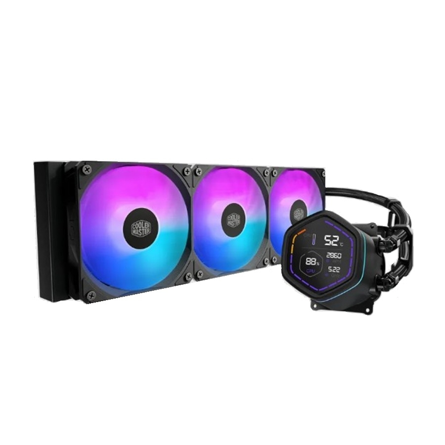 Disipador De Enfriamiento Liquido Cooler Master Masterliquid Core Nex Digital Series 360 / Argb / Negro / Gamer · RimeTec México