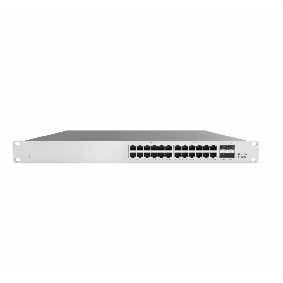 Switch Cisco Meraki 24 X 10/100/1000Base-T Ethernet Rj45, 4 X 1G Sfp Uplink (Requiere Licenciamiento Obligatorio) — CISCO · SKU NIC-3185