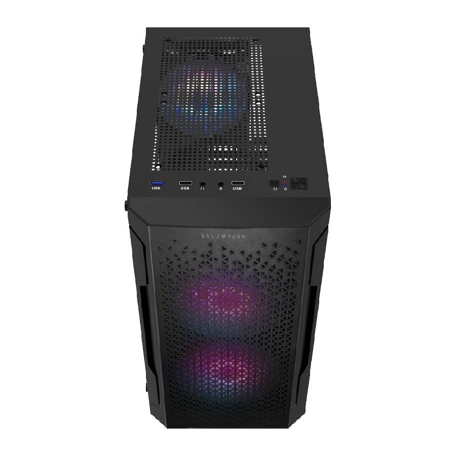 Gabinete Gamer Balam Rush Artic Gi725 / Mini Torre / Micro Atx, Mini Itx / Ventilador Rgb / Panel Cristal Templado, Metal / Negro / Br-936118 — BALAM RUSH · SKU CS-869