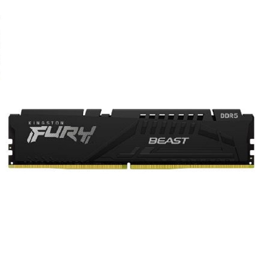Memoria Ram Kingston Dimm Ddr5 16Gb 6000Mt/S Fury Beast Black Expo Cl36 288Pin 1.25V C/Disipador De Calor P/Pc/Gamer/Alto Rendimiento Kf560C36Bbe2-16 · SKU RAM-4439