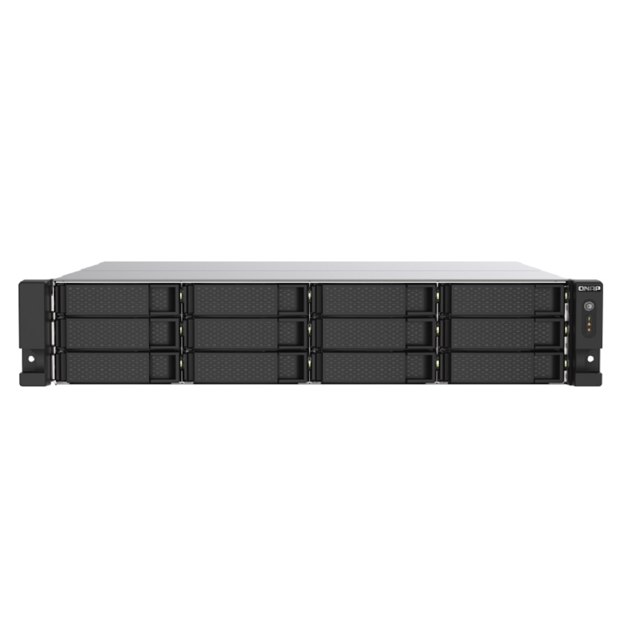 Nas Qnap Ts-1273Au-Rp-8G /Fuente Redundante/ 12 Bahias Sata Hdd 3,5/Rack 2U/Nucleo Cuadruple 2.2 Ghz/8Gb Ddr4 Udimm Hasta 64Gb/2 Pto 2,5 Lan Gbe /Usb 3.0 X1/ Usb 3.2 X2 /Hotswap/ No Incluye Disco — QNAP · SKU SAM-730