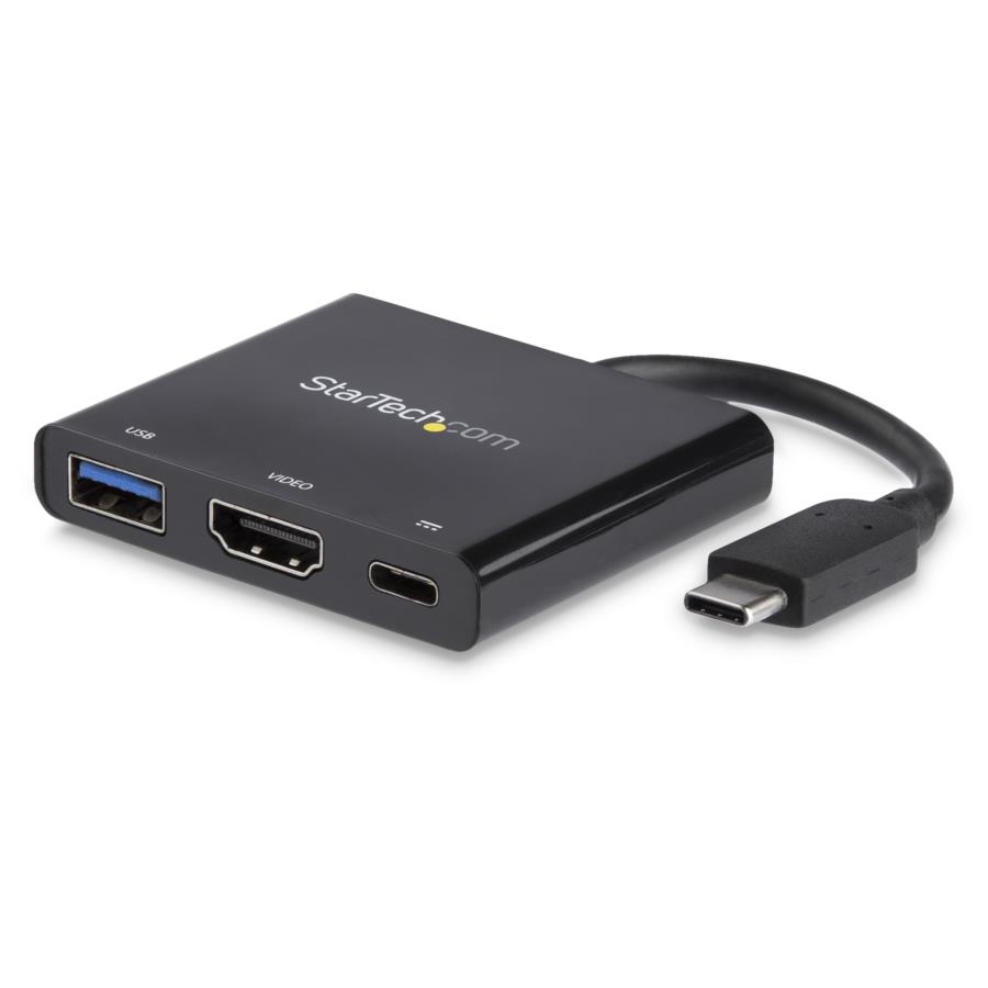 Adaptador Multifuncion Usb-C A 4K Con Entrega De Potencia Y Puerto Usb-A - Replicador De Puertos De Viajes Usb-C Para Laptop - Startech.com Mod. Cdp2Hduacp — STARTECH.COM · SKU AC-8411