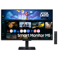 Monitor Led Samsung 27 Pulgadas /Smart Monitor M5/ Fhd (1920 X 1080)/ Va/ Plano/ Hdmi /Bt/ Wifi/ 60 Hz/ Negro · SKU MNL-3052
