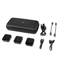 Kit 2 Micrfonos Lavalier / Game Factor / Mcl650 Usb C, 2.4Ghz, Ultra Baja Lat, Canc De Ruido, Negro. — GAME FACTOR · SKU SPK-2712