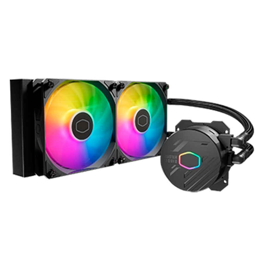 Disipador De Enfriamiento Liquido Cooler Master Masterliquid Ml240L Core Argb/Negro/Ventiladores De 120Mm Socket 1851/1700/1200/1151/1150/1155/1156/Am5/Am4/Am3+/Am3/Am2+/Am2/Fm2+/Fm2/Fm1 — COOLER MASTER · SKU CF-562