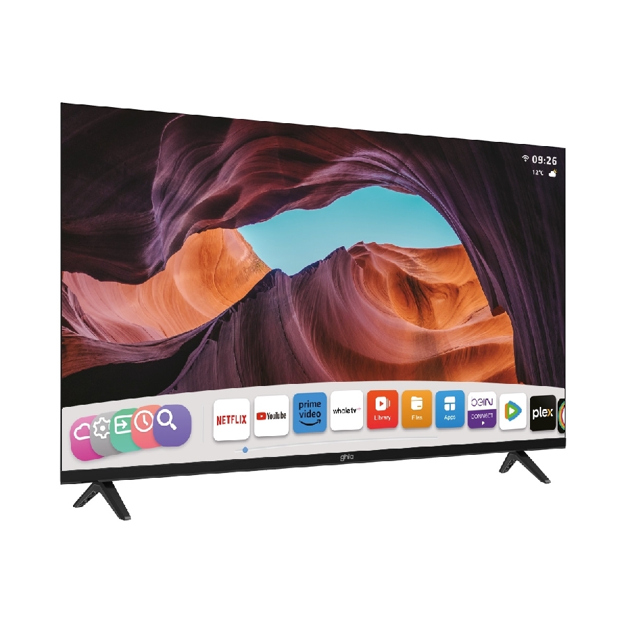 Television Smart Ghia Whale Tv 50 Pulg Uhd 4K Wifi, Rj45,3 Hdmi,2 Usb, Rca, Aux 3.5Mm/ Optico, Dolby Audio