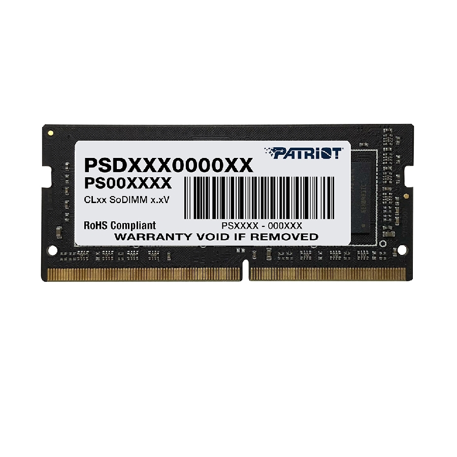 Memoria Ram Patriot Signature Sodimm Ddr4 8Gb 3200Mts Cl22 Pc4-25600 288Pin 1.2V Laptop Aio Minipcs Psd48G32002S — PATRIOT · SKU RAM-4687