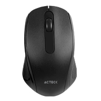 Mouse Acteck Optimize Mi240 / Inalambrico / Receptor Usb 2.4 Ghz / Optico / 1200 Dpi / Ergonomico / Sensor Optico / Win - Linux / 2 Botones Scroll / Negro / Ac-928885