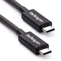 Cable Thunderbolt De 2M - Thunderbolt 3 Usb-C 20Gbps - Compatible Con Thunderbolt, Displayport Y Usb - 4K A 60Hz - Hasta 100W - Startech.com Mod. Tblt3Mm2M