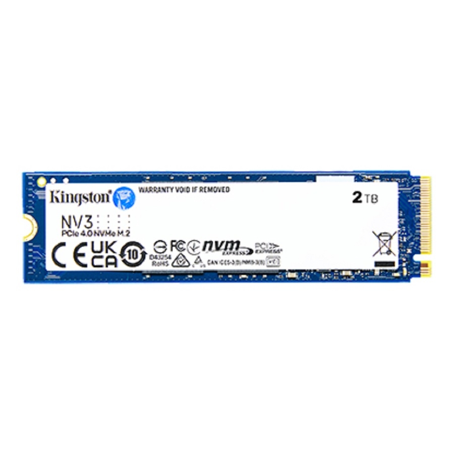 Unidad De Estado Solido Kingston Interno Snv3S Nv3 2Tb M.2 2280 Nvme Pcie Gen 4X4 Lect.6000/Escrit.5000 Mb/S Pc/Laptop/Mini Pc Snv3S/2000G