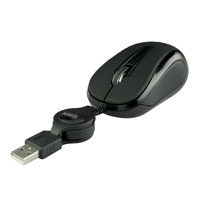 Mouse Mini Alambrico Retractil Optico 1000 Dpi Conector Usb Easy Line By Perfect Choice - Negro — PERFECT CHOICE · SKU MS-778