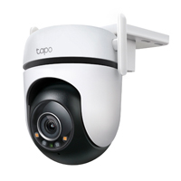 Camara Ip Tapo C520Ws Wifi Exterior 360 Panoramica Vision Nocturna A Color Ip66 Almacenamiento De Hasta 512Gb 2K Qhd Deteccion Personas,Mascotas. Autos