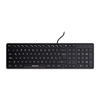 Teclado Alambrico Quaroni Usb 104 Teclas Color Negro — QUARONI · SKU KB-868