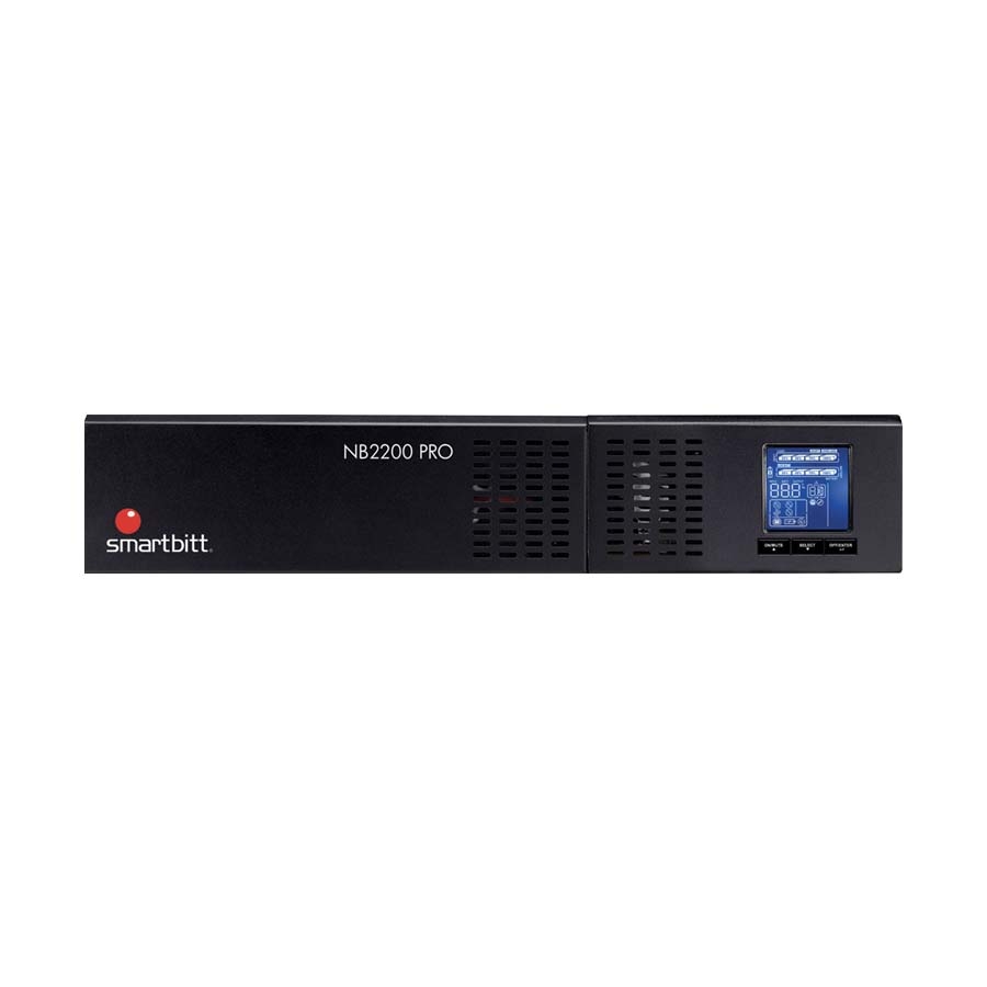 No-Break Interactivo Smartbitt Sbnb2200Proii 2.2Kva/1800W Interactivo Senoidal, Torre/Rack 2U, Clavija Nema 5-20P, 8 Contactos Nema 5-15/20R, Con Respaldo De Bateras, Panel Lcd — SMARTBITT · SKU FR-1092