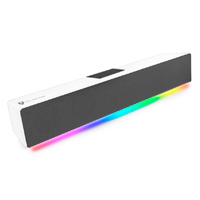Bocina Gamer Balam Rush Glimm Bar Bg585 / Inalambrica / Bluetooth - Conexion Tws 3.5 Mm / Radio Fm - Tf / Sonido Estereo / 10 W / Recargable / Iluminacion Led / Blanco / Br-936965 — BALAM RUSH · SKU SPK-2375