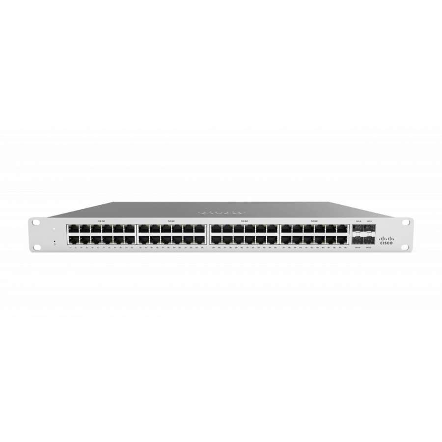 Switch 48 Puertos Cisco Meraki 48 X 10/100/1000Base-T Ethernet Rj45 4 X 1G Sfp Uplink (Obligatorio Licencia Se Cotiza Por Separado) — CISCO · SKU NIC-4003