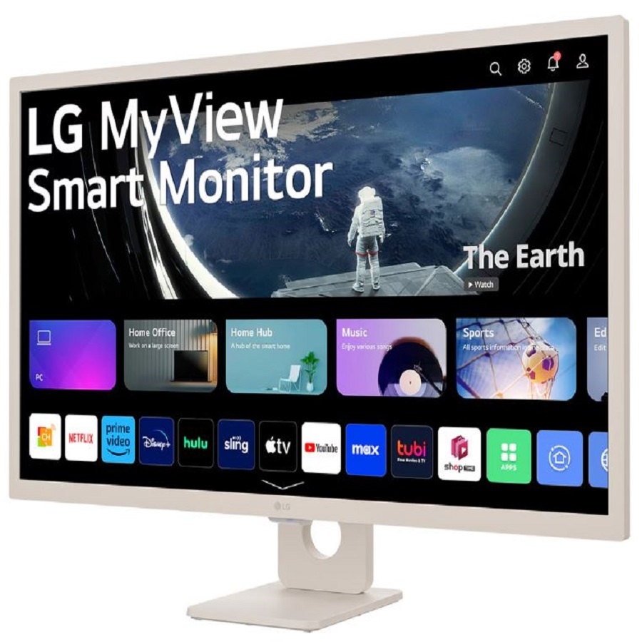 Monitor Lg Full Hd Ips 31.5,Smart Web Os 32Sr50F-W,1920X1080,Asp 16:9,Gama Srgb 99%,Brillo 250Nits,Tr8Ms,Contr.1200:1,Hdmi,Usb-A,Hdr10,Bluetooth,Altavoz 5Wx2,Montaje Pared 100X100. — LG · SKU MNL-2863