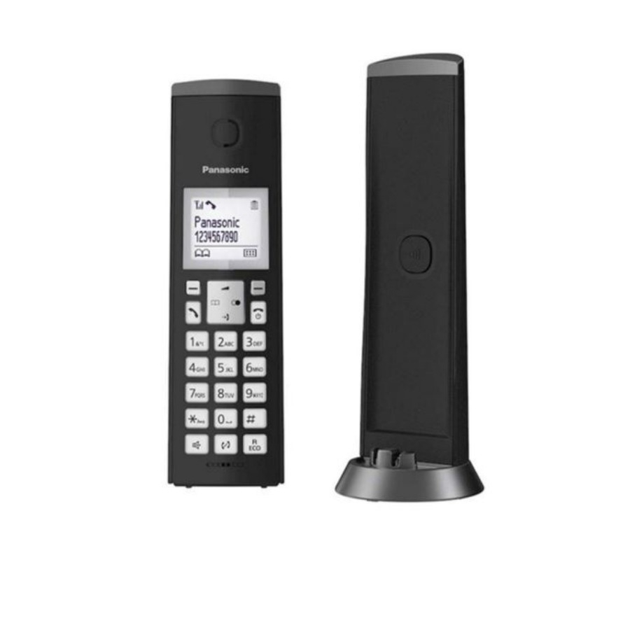 Telefono Panasonic Kx-Tgk210Meb Inalambrico Con Identificador De Llamadas Modo Eco Directorio Telefnico Botn Para Intercom Color Negro. — PANASONIC · SKU TEL-284