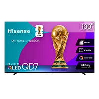 Television 100 Pulgadas Qled Hisense 100Qd7N Smart Google Tv, Uhd 4K, Dolby Vision, Dolby Atmos, Wifi · RimeTec México