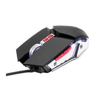 Mouse,Manhattan,179348, Optico Gaming 7 Botones, Negro/Plata 3200 Dpi — MANHATTAN · SKU MS-1417