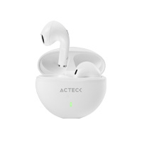 Audifonos Acteck Sense Ep230 / Inalambricos / Bluetooth / Control Tactil / Proteccion Ipx4 Contra Salpicaduras / Blanco / Ac-935111