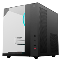 Gabinete Gamer Balam Rush Tank Majestic 6600 / Media Torre / Atx - Micro Atx - Itx / Ventiladores Argb / Cristal Templado / Soporte P/ Tarjeta Grafica 330 Mm / Dual Chamber / Negro / Br-941525 — BALAM RUSH · SKU CS-1095