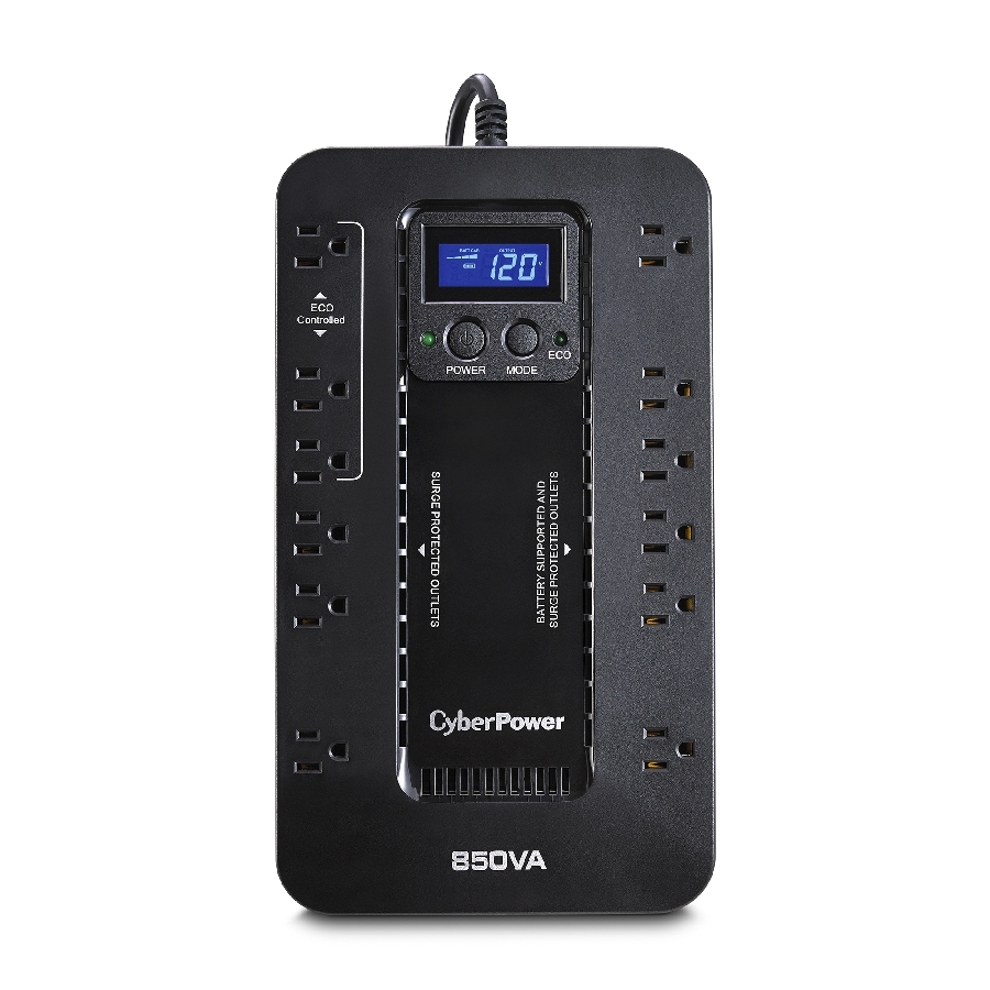 No Break / Ups Cyberpower Modo Eco Ahorrador 850 Va 510 Watts 3 Años De Garanta En Pila Y Equipo — CYBERPOWER · SKU FR-852