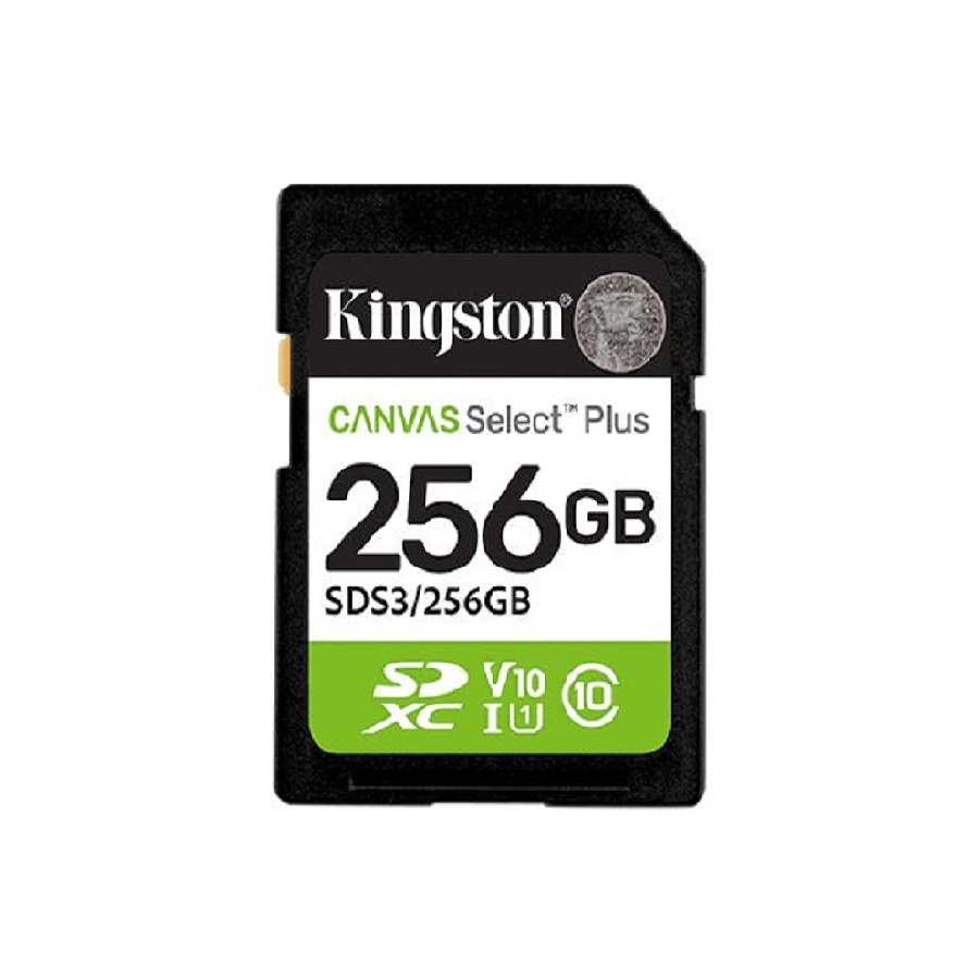 Memoria Flash Sd Kingston Sdxc Canvas Select 256Gb 150Mb/S C10 Uhs-I U1 V10 (Sds3/256Gb) · SKU RAM-4623
