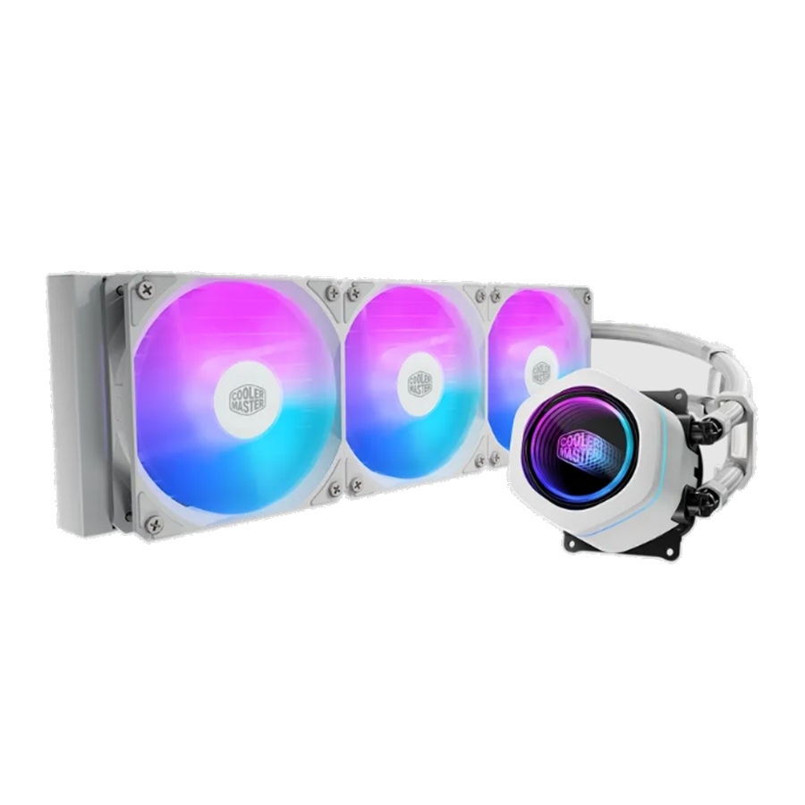 Disipador De Enfriamiento Liquido Cooler Master Masterliquid Serie Core Nex 360 / Argb / Blanco / Gamer — COOLER MASTER · SKU CF-599