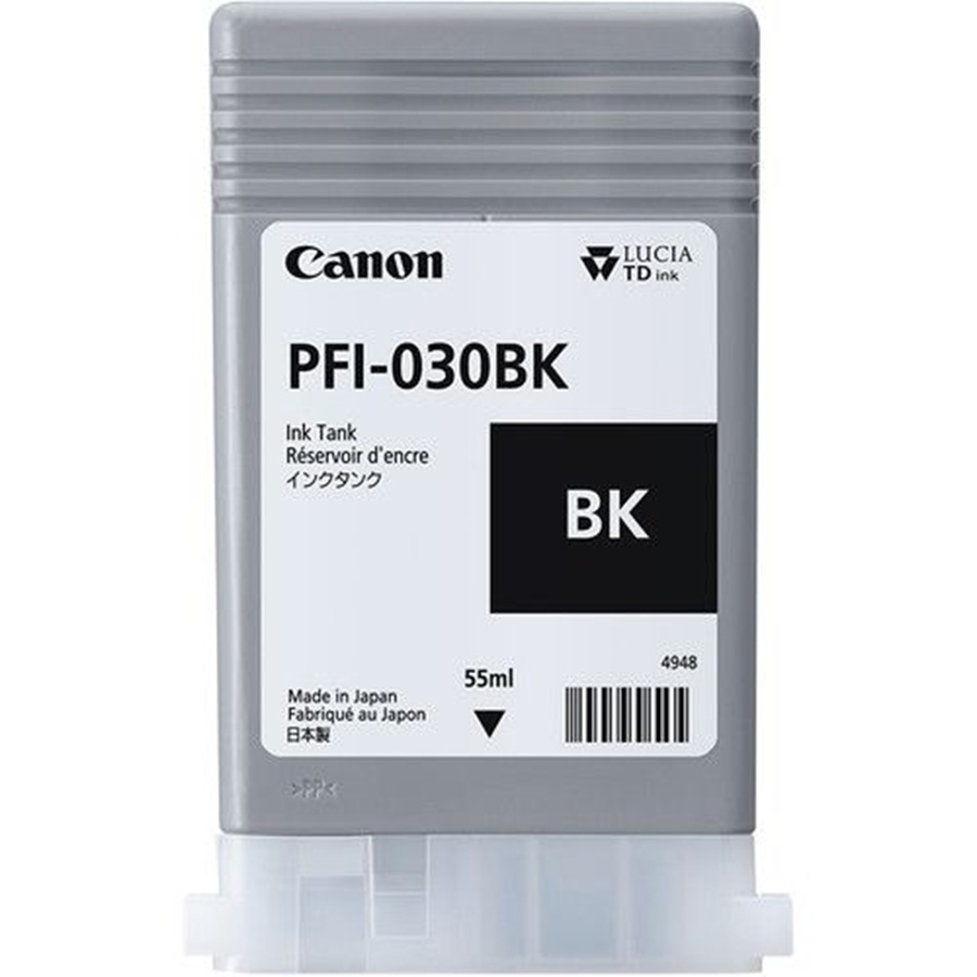 Tanque De Tinta Canon Pfi-030Bk Negro, Capacidad 55 Ml, Compatible Ta-20,Ta-30 — CANON · SKU CN-4239