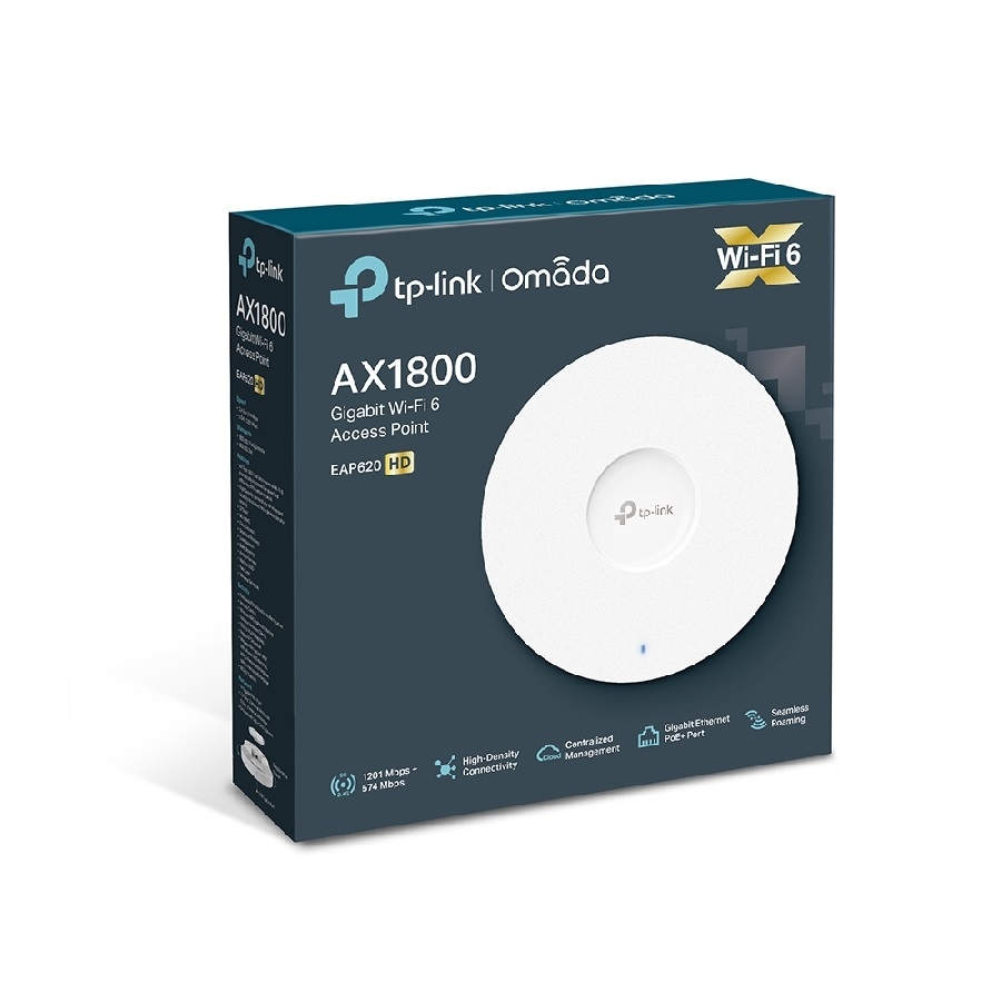 Access Point Tp-Link Eap620 Hd Omada Ax1800 Ceiling Mount Wi-Fi 6 — TP LINK · SKU NIC-3559